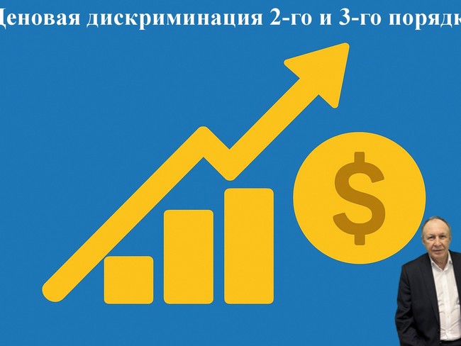 Ценовая дискриминация 2-го и 3-го порядка