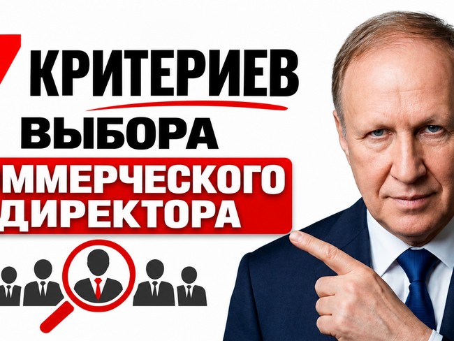 7 критериев выбора коммерческого директора