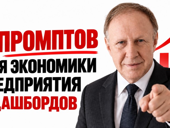 9 Промптов для экономики, предприятия и дашбородов